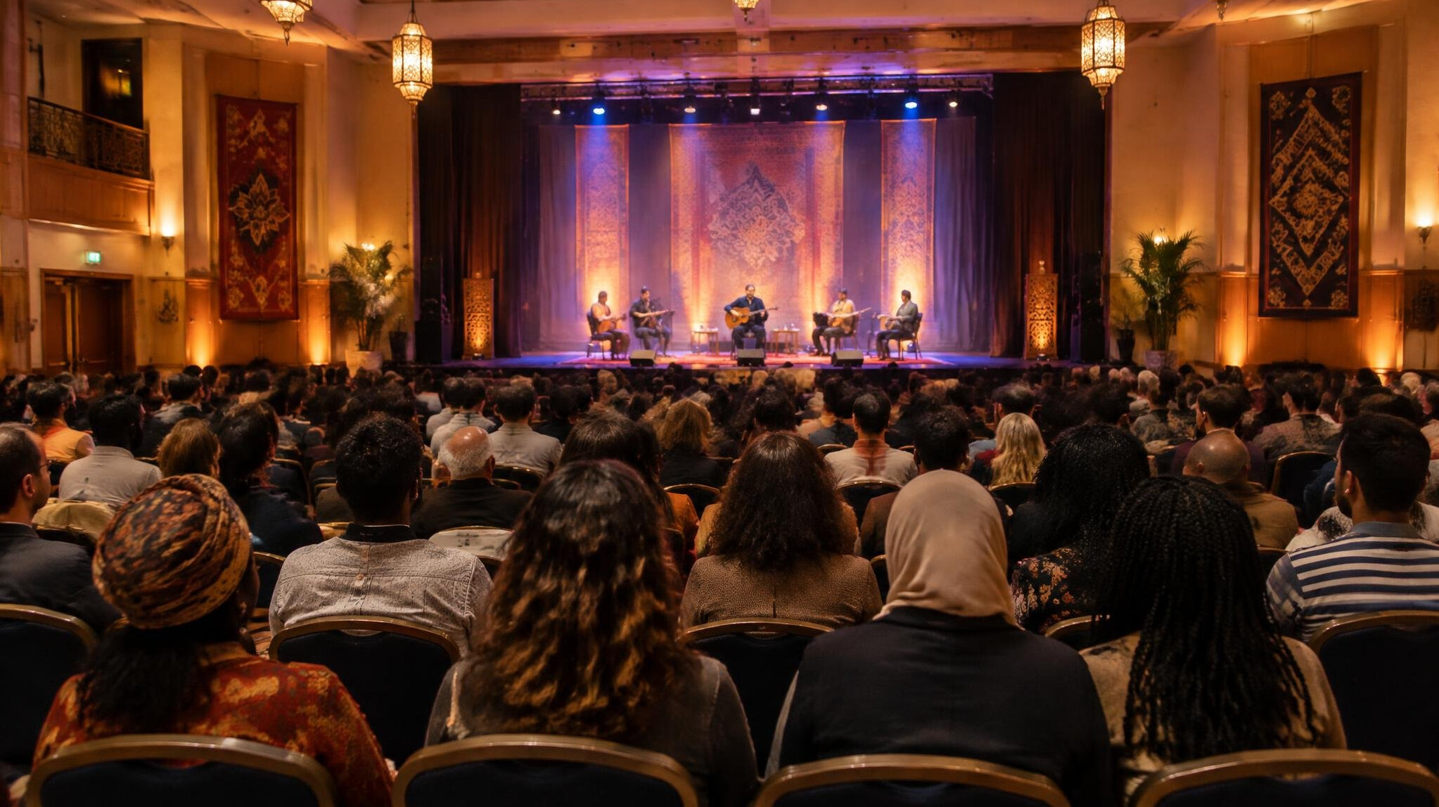 Audience at a cultural conference event